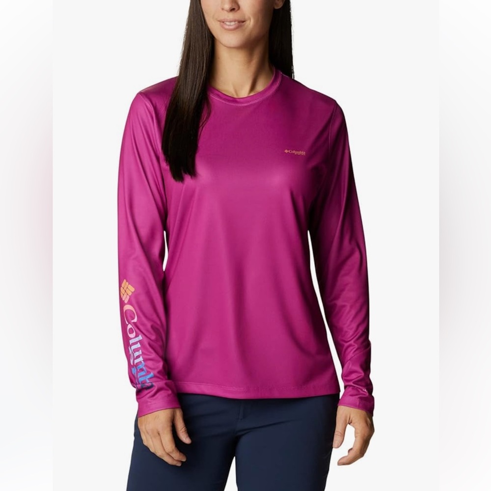 Columbia Women's Pink Long Sleeve Top NWOT